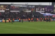 Kibole z Zabrza zdemolowali stadion Termalice. Straty na kilkadziesiąt tys. zł.