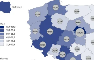 Warszawa jest tak ważna dla polskiej gospodarki, jak 7 innych województw razem