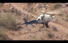 Helikopter ratuje ranną turystkę