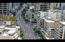 Bieda wyciagnela ludzi na ulice. Caracas, Wenezuela.