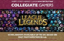 Gracze League of Legends mogą liczyć na stypendium na jednym z...