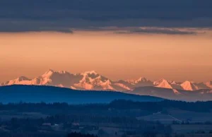 Niesamowity widok na Podkarpaciu! Do Tatr 130 km, a widać je w pełnej krasie