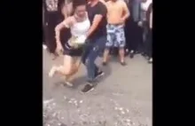 Man shows off Kung Fu skill by breaking beer bottles in head