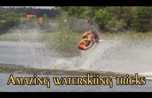 Amazing waterskiing tricks / Mistrzostwa polski w slalomie za motorówką 2013