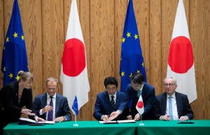 Unia Europejska podpisuje umowę o wolnym handlu z Japonią