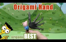 Origami Hand Skeleton - Origami BEST #origami