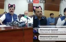 Pakistański rząd prowadził transmisję live z filtrem kota