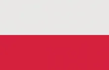 Polska flaga na główną z okazji 101-lecia odzyskania niepodległości.