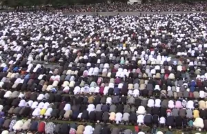 Ponad 100 tysięcy muzułmanów na ulicach europejskiego miasta.