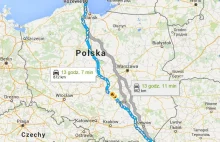 Jedziemy stodwudziestkamipiątkami z południa na północ Polski w jeden...