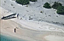 Uratowani z bezludnej wyspy dzięki SOS na piasku