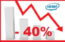 Oficjalny raport Apple: Spadek wydajności procesorów Intela aż o 40%!