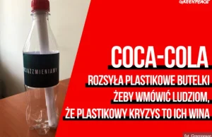 Hipokryzja Coca Coli.