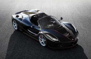 Ferrari pokazało pierwsze zdjęcia LaFerrari Spider!