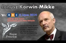 Janusz Korwin-Mikke w audycji "Bez pudru" 5.07.2014