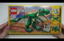 LEGO CREATOR 31058 MIGHTY DINOSAURS B MODEL 2017 - LEGO Unboxing & Speed...