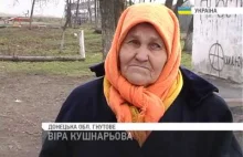 Rosyjska babuszka spod Mariupola do Putina: "Nam taka pomoc niepotrzebna"