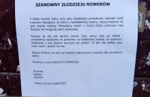 W Warszawie skradziono dzieciakom rowery.