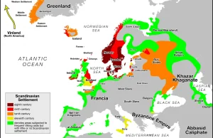 [Mapa] Epoka Wikingów