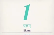 Podobieństwo nazw cyfr w sanskrycie i językach słowiańskich