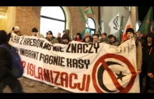 [Wideo] Manifestacja w Krakowie przeciwko islamskiemu terroryzmowi