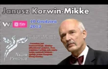 Janusz Korwin-Mikke w Polskim RadioIII 10.12.2013