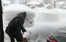 W Erie w stanie Pennsylvania spadło przez święta 162 cm śniegu