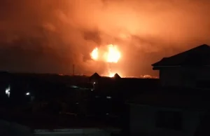 "wielki" wybuch na stacji paliw w Ghanie
