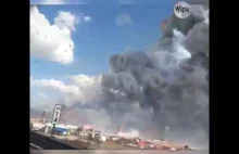 Wybuch w fabryce fajerwerków (Meksyk