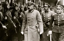 Rewolucjonista Józef Piłsudski i intelektualista Roman Dmowski