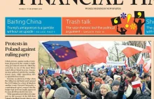 Polska na jutrzejszej okładce Financial Times. "Dyktatura"