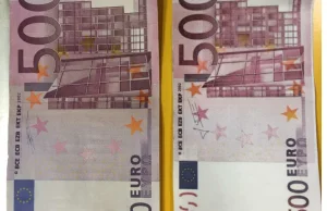 21 uchodzca placil prostytutkom podrabianymi banknotami o nominale 500euro