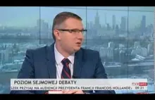 Przemysław Wipler m.in. o poziomie sejmowej debaty i sporze z policją TVP