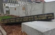 Wandale zdewastowali żydowski pomnik w Strasburgu
