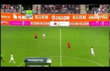 Nietypowy skrót meczu Zagłębie - Legia