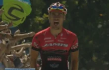 Ehh...there's still one lap to go mate - cyclist celebrates 'win' too early