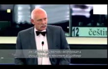 Janusz Korwin Mikke MASAKRUJE w europarlamencie napisy PL