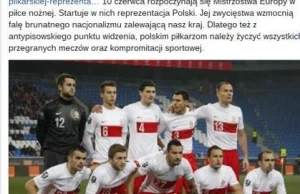 Z całego serca życzy Polakom, by skompromitowali się na Euro'16