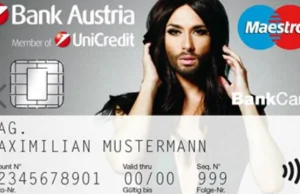 „Wurst-Card”. Conchita Wurst twarzą jednego z banków.