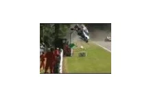 Spektakularny wypadek podczas wyścigu Seat Leon Eurocup.