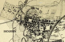 Mapa Zagłębia z lat 1914-18