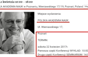 Jerzy Zięba w Polskiej Akademii Nauk w Poznaniu?