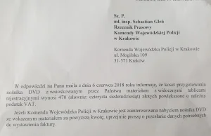 Polska Policja prosi o nagranie pirata stację TVN. Ta chce za to 470 zł. Dno.