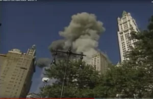 Nagranie pierwszej transmisji telewizyjnej z ataków 9/11