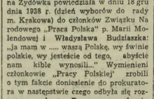 Skazanie Żydówki za obrazę narodu polskiego, czyli "wy jesteście od tego,...