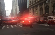 Pożar w budynku Trump Tower na 50. piętrze.