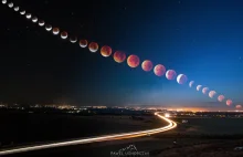 Genialne zdjęcie zaćmienia księżyca Pawła Uchorczaka