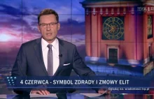 "Wiadomości" TVP o 4 czerwca: "symbol zdrady". A pięć lat temu?