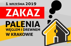 Od dzisiaj w Krakowie nie można palić węglem