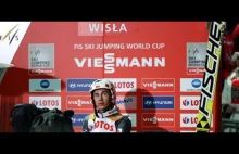 Skok Kamila Stocha kwalifikacje w Wiśle 139,5m/ Kamil Stoch jump Wisla 1...